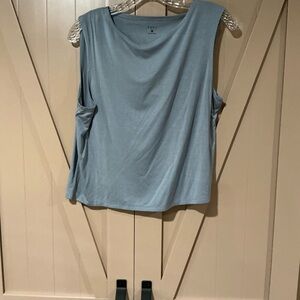 Active USA Light Blue Muscle Tee